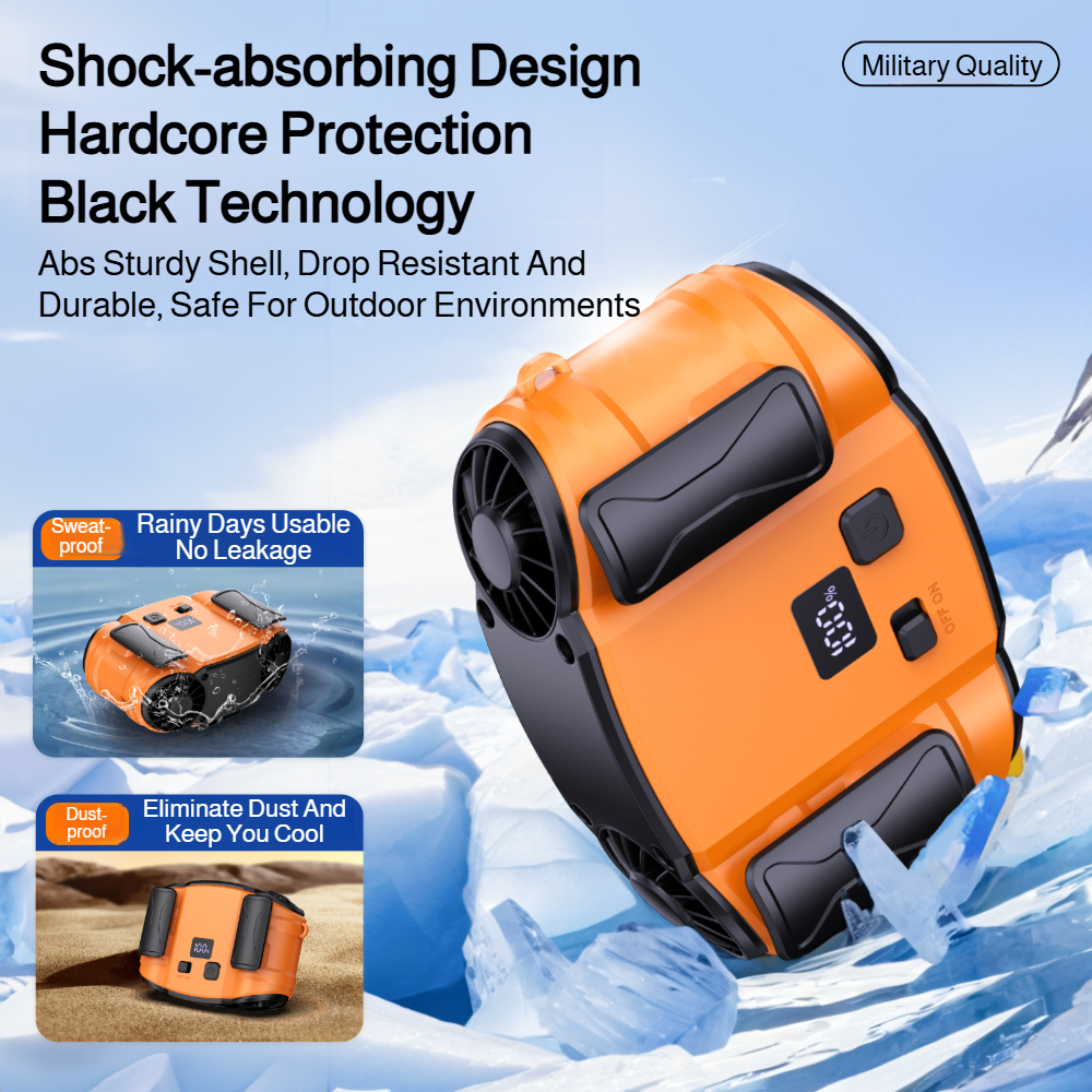 Outdoor Double Air Outlet Fan  - مراجعة Timer Dual Outlet وسعره