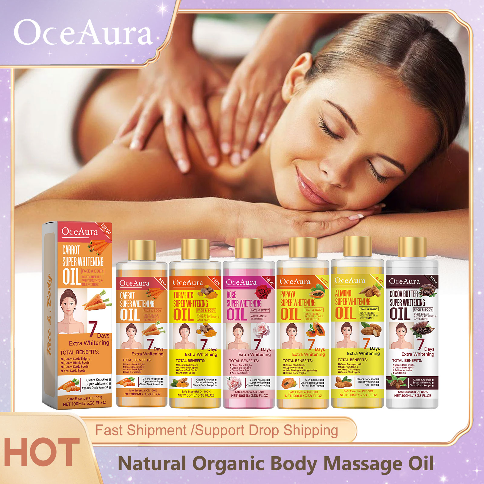 Body Whitening Oil 100ml Natur - مراجعة Substrate Coconut Fiber وسعره