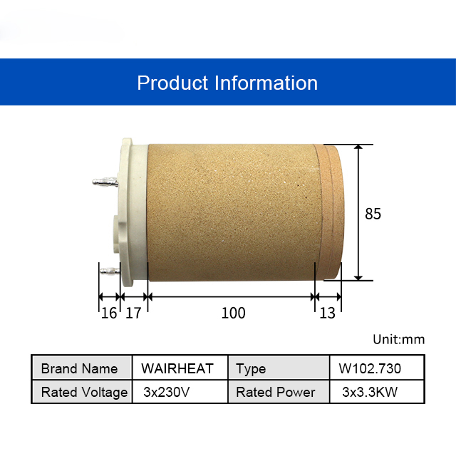 102.730 3*230V 3*3.3KW Electri - مراجعة Ceramic Heat Emitter وسعره