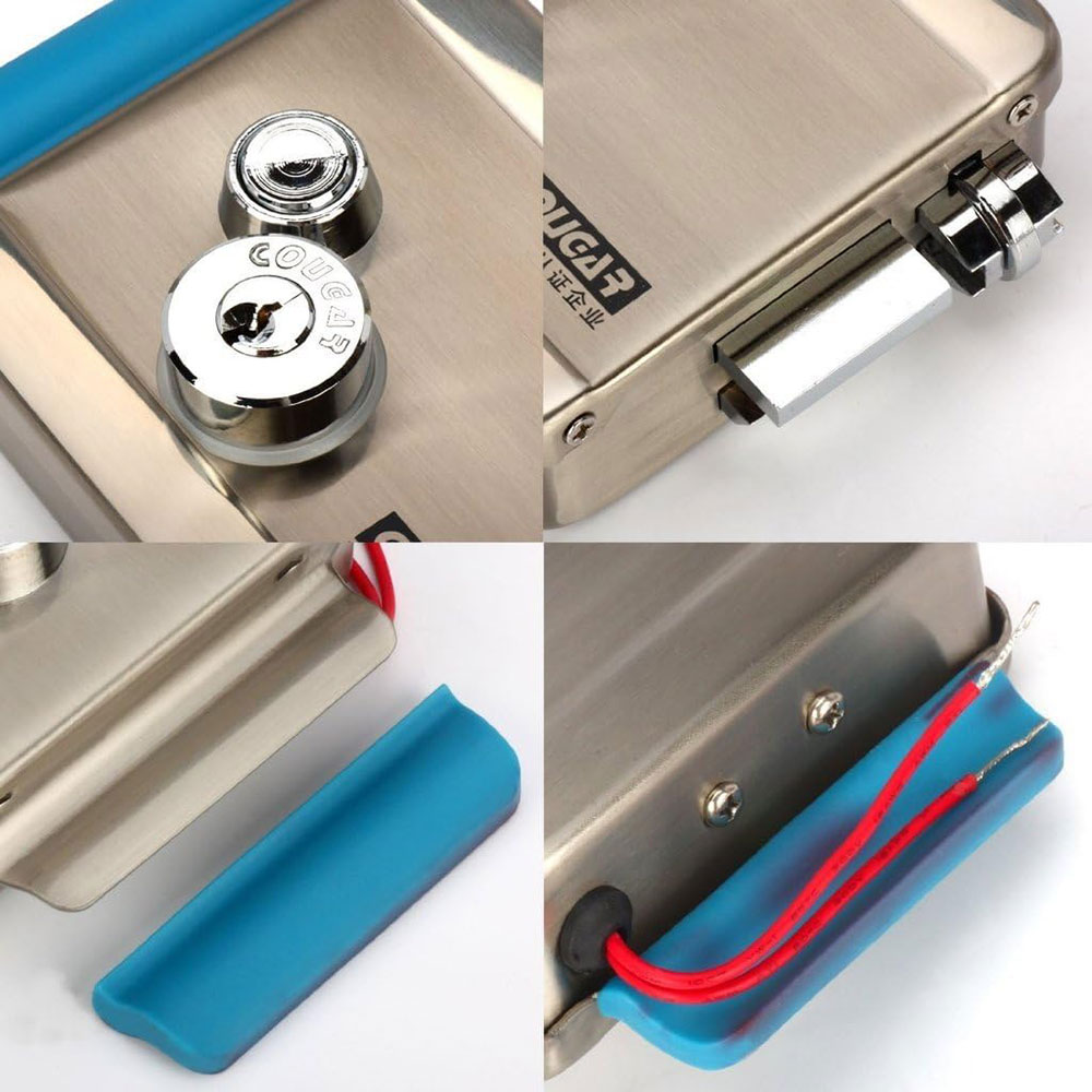 Electric Electronic Door Lock  - مراجعة Glass Door Hinge وسعره
