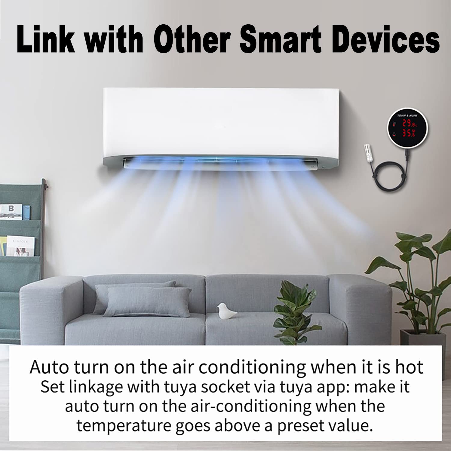 Tuya WiFi Temperature Humidity - مراجعة Digital Hygrometer Probe وسعره
