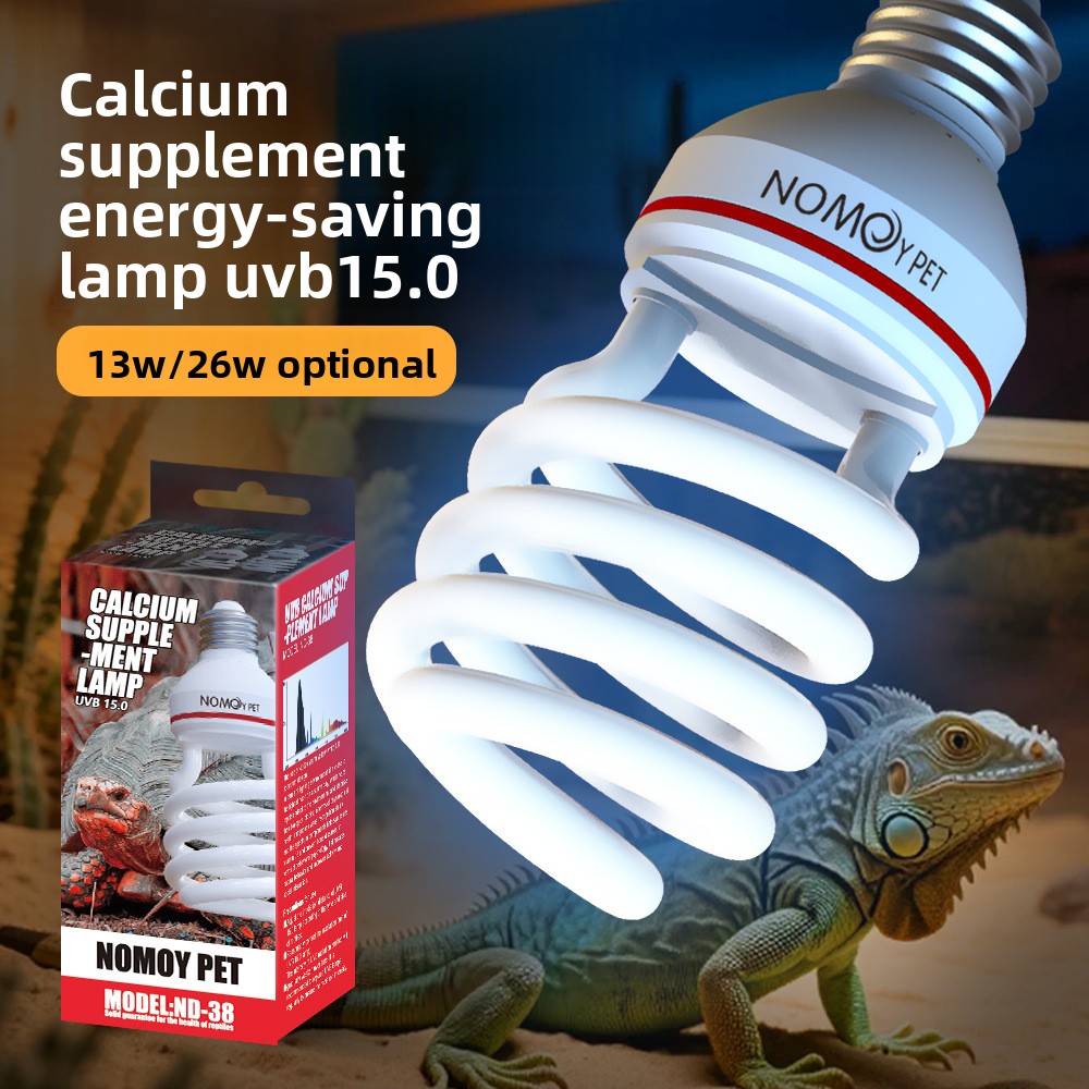 NOMOY Reptile UVB 15.0 Bulb -  - مراجعة Calcium Powder Reptile وسعره