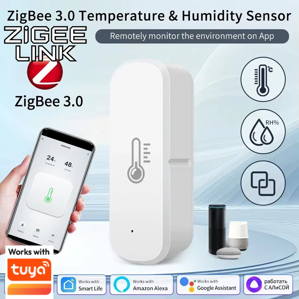 Smart Zigbee 3.0 Temperature H - مراجعة Digital Hygrometer Probe وسعره
