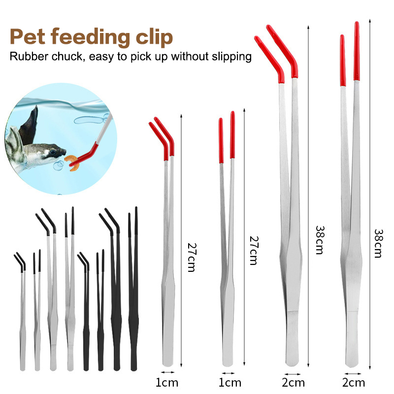 Stainless Steel Reptile Feedin - مراجعة Feeding Tong Stainless وسعره