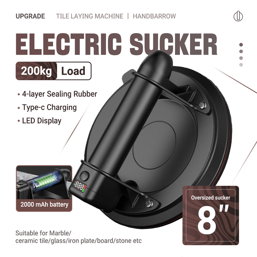 Electric Vacuum Suction Cup 8  - مراجعة Ceramic Tile Floor وسعره