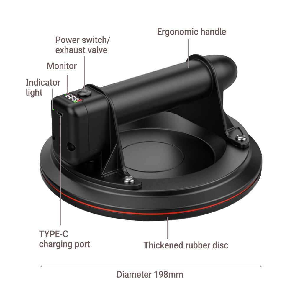 Electric Vacuum Suction Cup 8  - مراجعة Ceramic Tile Floor وسعره
