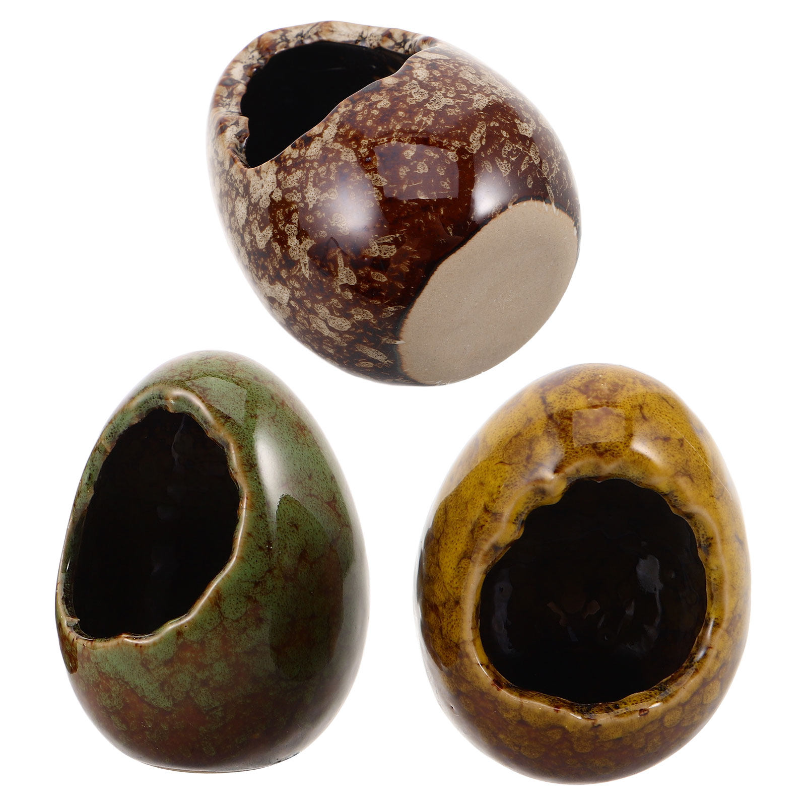 3 Pcs Fish Shelter Aquarium Hi - مراجعة Hide Cave Ceramic وسعره