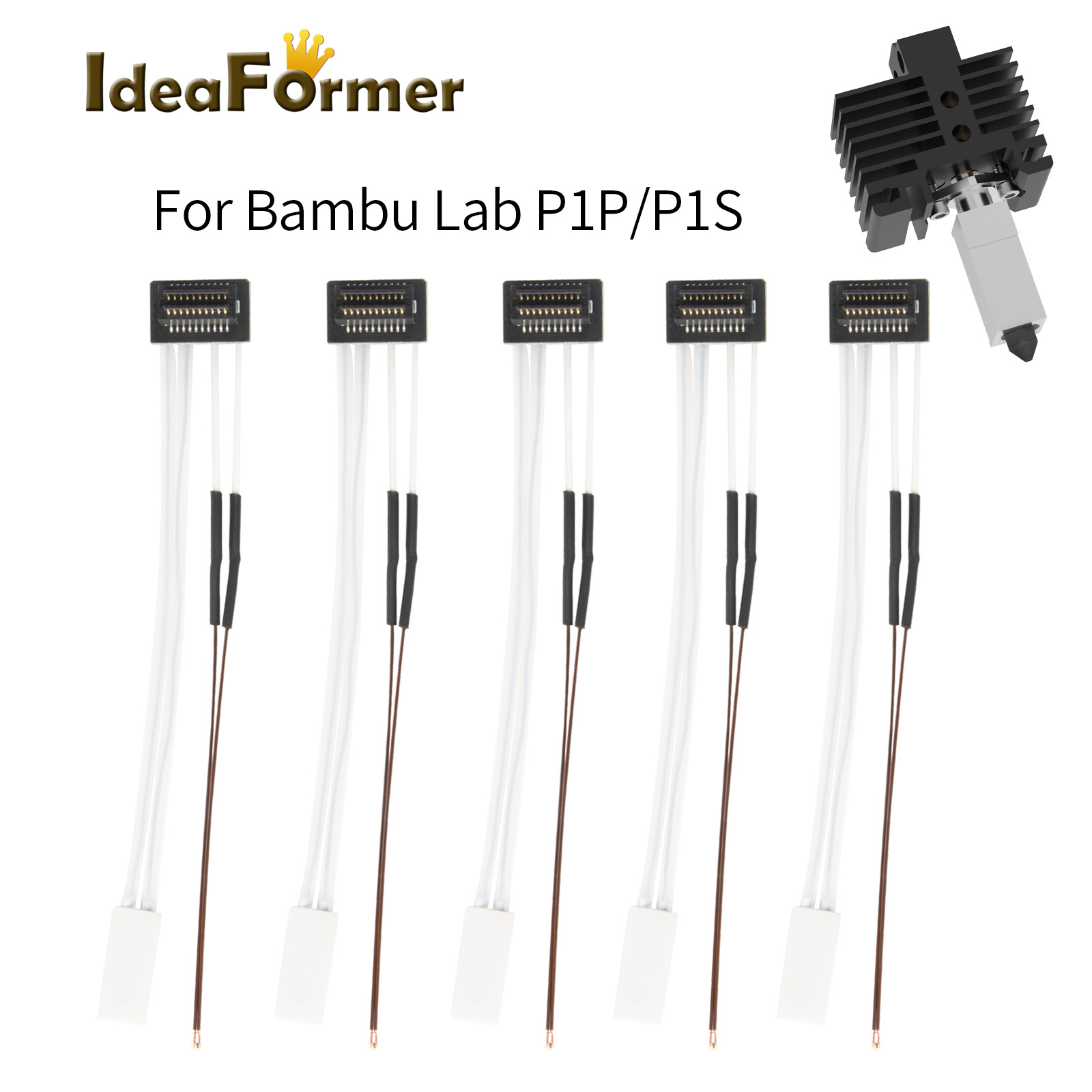 Thermistor For Bambu Lab P1P H - مراجعة Ceramic Heat Emitter وسعره