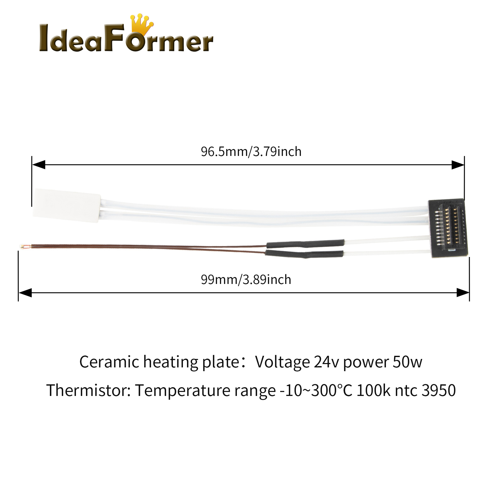 Thermistor For Bambu Lab P1P H - مراجعة Ceramic Heat Emitter وسعره