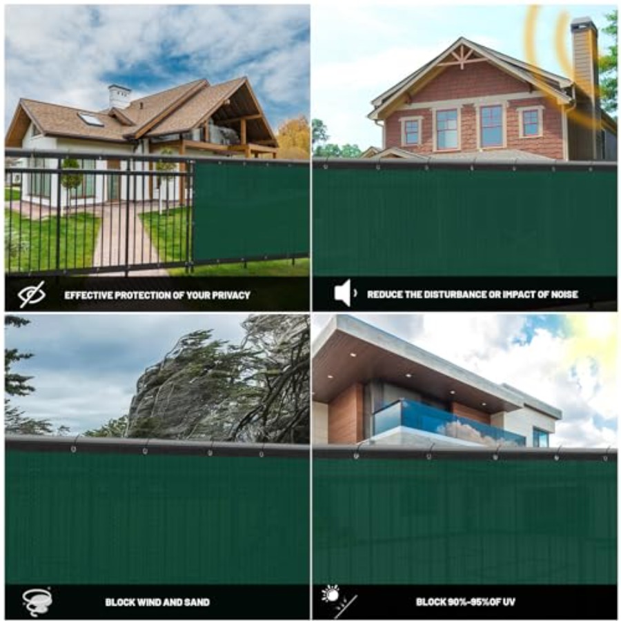 Privacy Screen Fence 4/5/6/8 F - مراجعة Screen Top Mesh وسعره