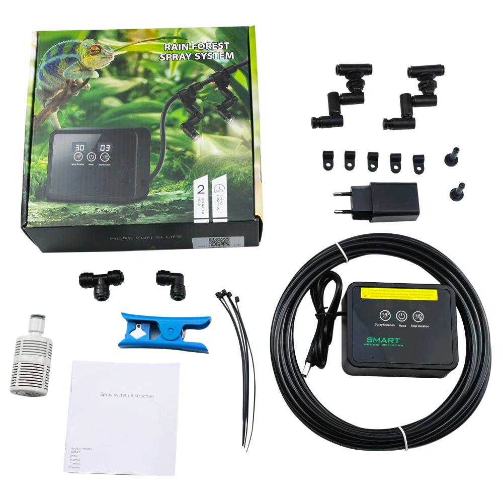 Reptile Intelligent Spray Syst - مراجعة Terrarium Fogger Ultrasonic وسعره