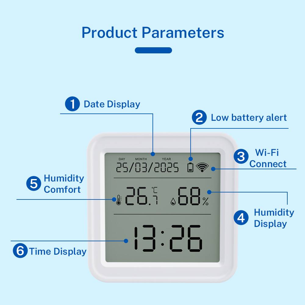 Tuya WIFI Temperature Humidity - مراجعة Digital Hygrometer Probe وسعره