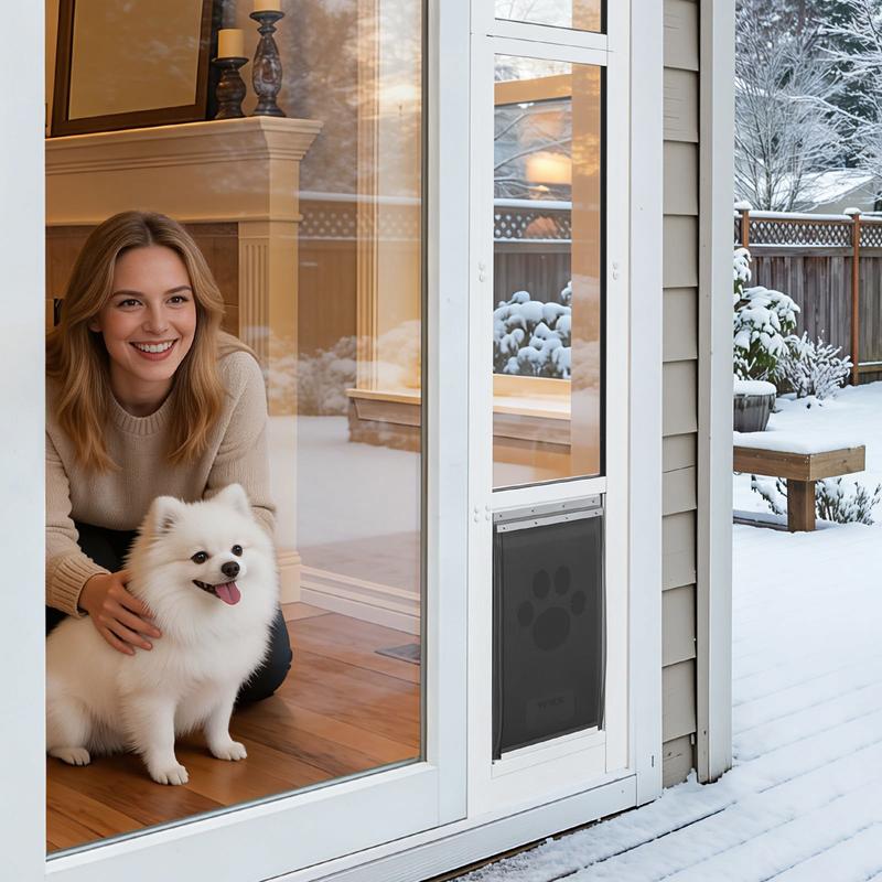 Dog Door for Sliding Glass Doo - مراجعة Glass Door Hinge وسعره