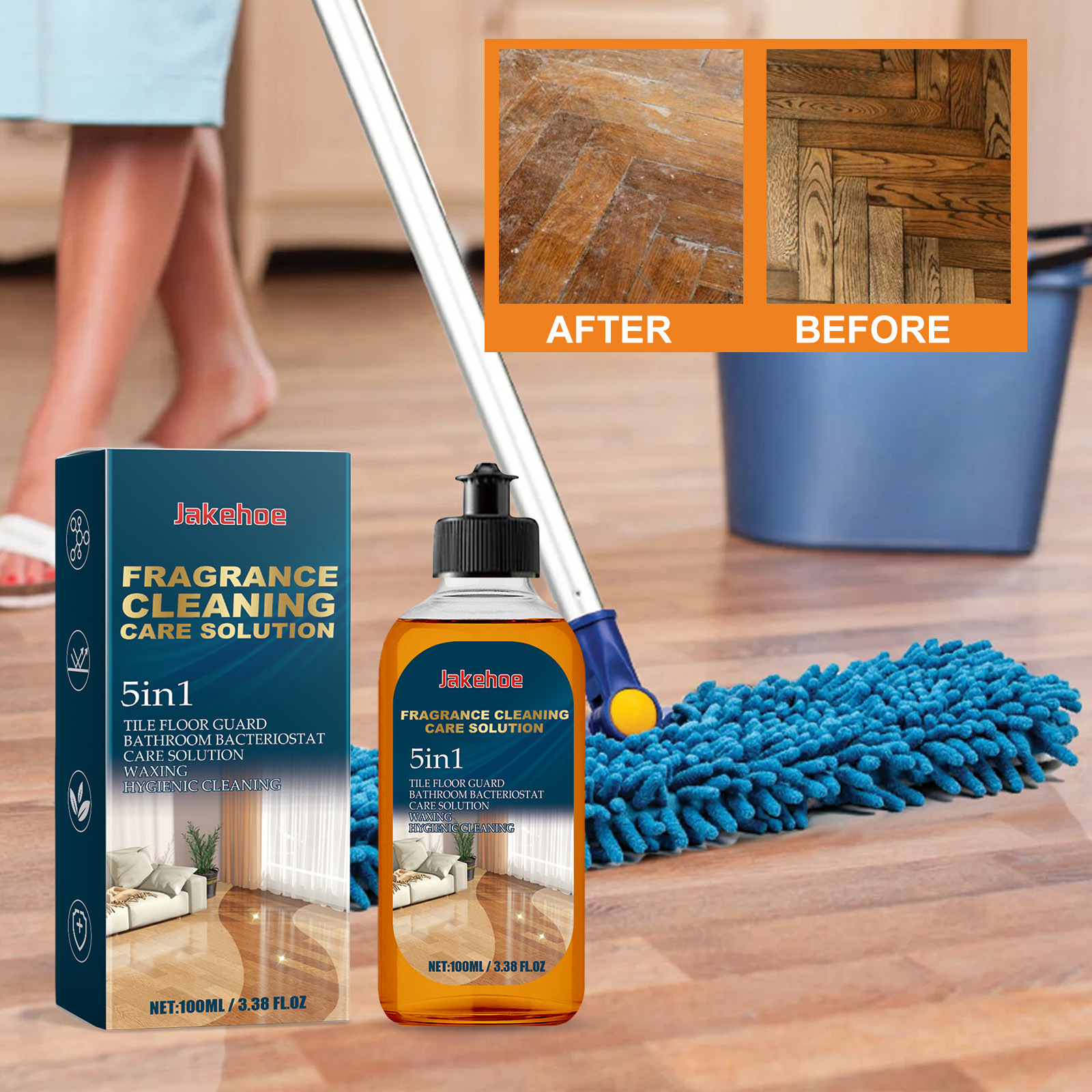Jakehoe Floor Cleaner Decontam - مراجعة Ceramic Tile Floor وسعره